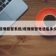 疫情报警系统/疫情报警电话是多少